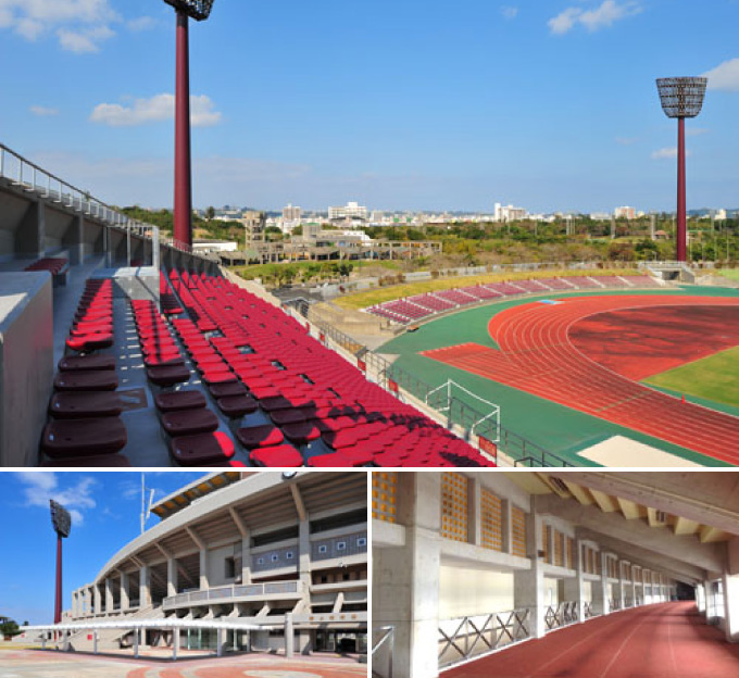 沖縄県総合運動公園陸上競技場改修工事（メインスタンド・建築１工区）