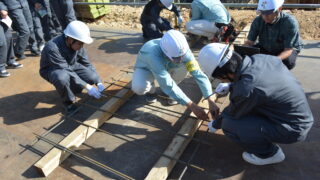浦添工業高校生徒、関係者72名の現場見学受入！！