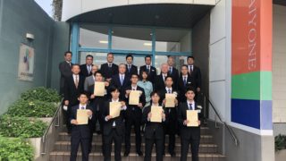 令和３年度大米グループ入社式