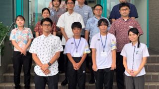 多良間中学校学生２名の職場体験受入！！