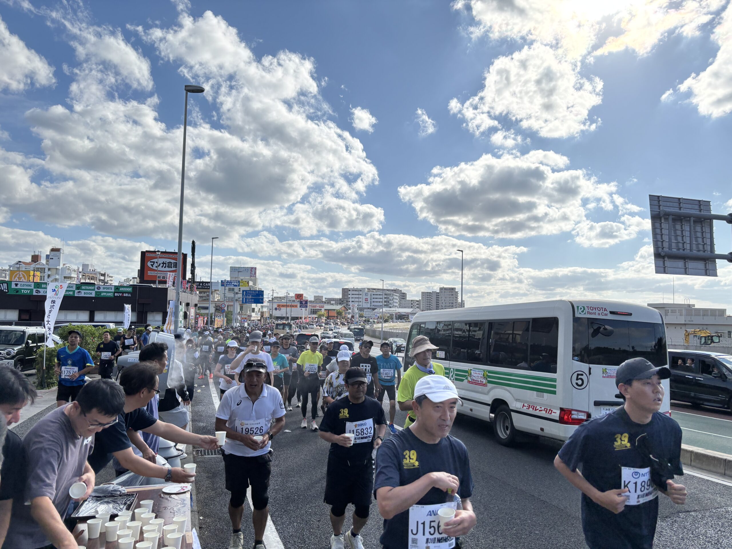 第39回太陽と海とジョガーの祭典　NAHAマラソン給水ボランティア